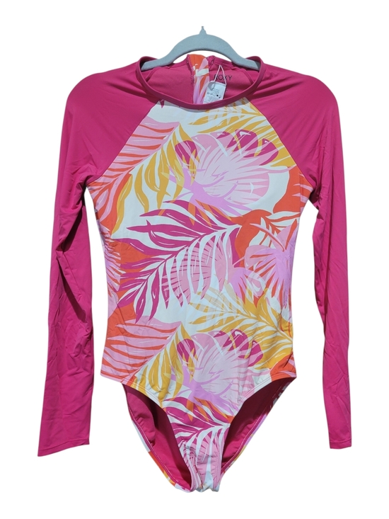 Roxy Other - Roxy Women’s Long Sleeve One-Piece Swimsuit in Pink, Yellow, White